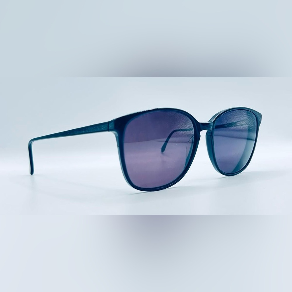 Saber Black Oval Sunglasses Frames Only